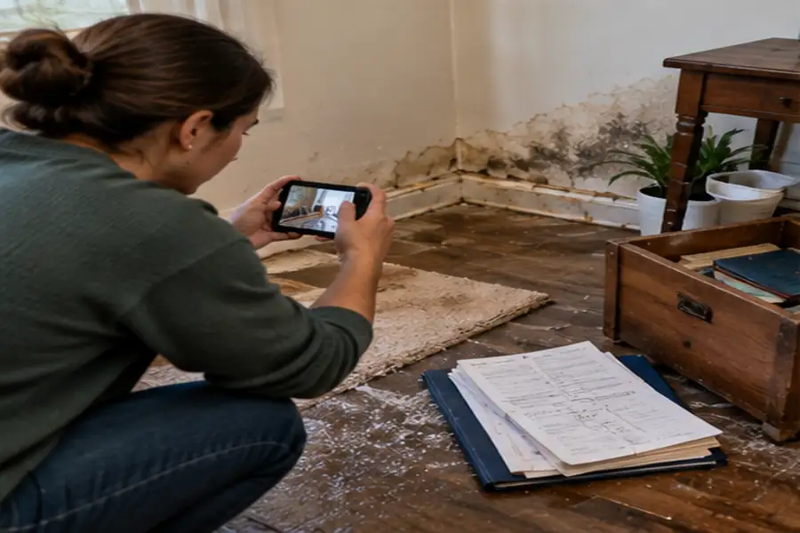 What to Document for a Water Damage Insurance Claim in California