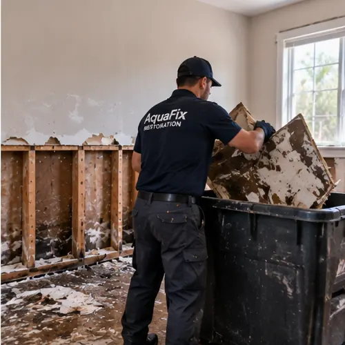 Flood Cleanup service for a water-damaged property in Oxnard