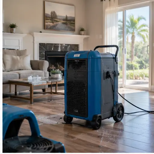 Structural Drying service for a water-damaged property in Oxnard